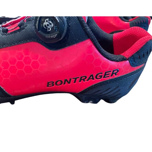 Bontrager Men's Red and Black Cycling Shoes, Size US 8 - Picture 6 of 8